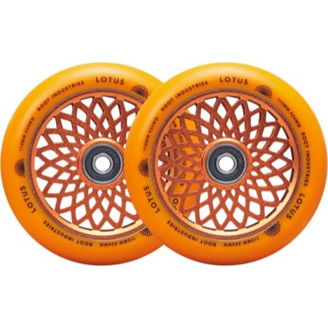 Root Industries Lotus Stunt Scooter Wheels 110mm - Radiant Orange - Pair £59.95